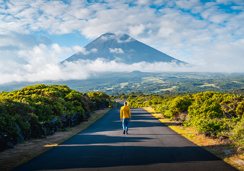 Road leading to Mount Pico