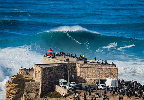Ondas gigantes na Nazaré