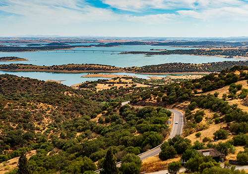 Paisagem do Alqueva, no Alentejo
