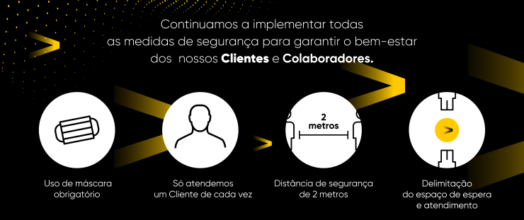 infográfico com normas de segurança da xtracars 